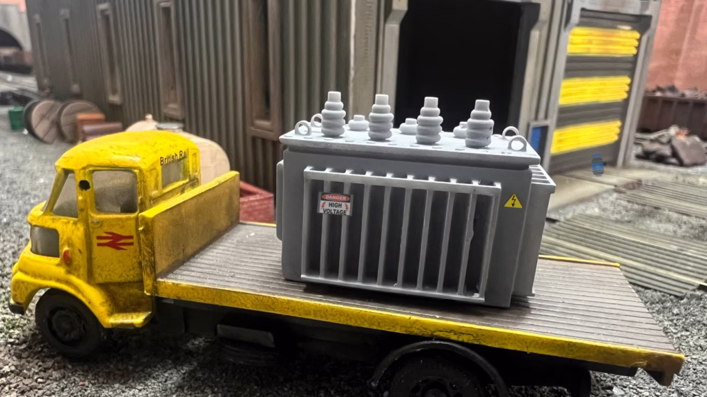 HO OO Scale Model Railroad 3D Print - Electrical Transformer ScaleRail3d,com TT:120 N