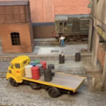 Photo of HO OO Scale 3D printed Oil Drums for a Model Railroad
