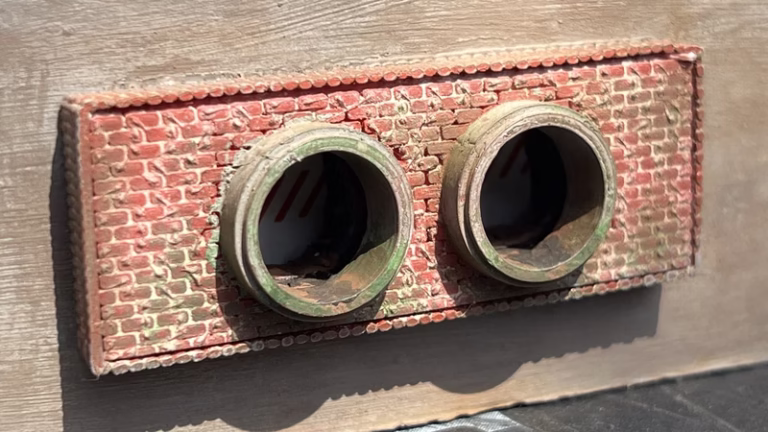 OO scale (1:76) 3D printed Water Drain Sewage Outlet