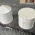 HO Scale Corrugated Aluminum Water Container 3D printed detail item for realistic model railroads