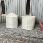 HO Scale Corrugated Aluminum Water Container 3D printed detail item for realistic model railroads