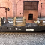 HO scale furnace hood cradles - 3D printed