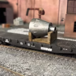Furnace hood load on flatcar in HO scale - 3D Printed