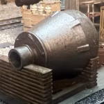 Steel mill furnace hood in industrial setting - HO scale - 3D Printed